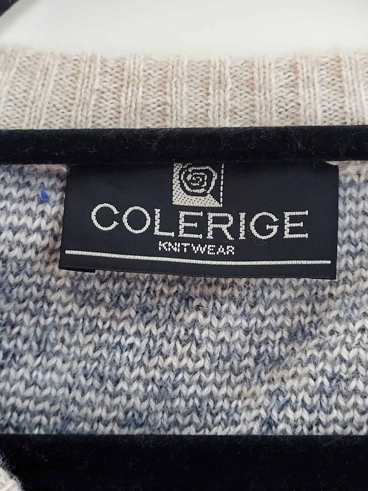 Vintage COLERIGE - Pullover - Streifen - Vintage Italy - Bunt - Herren - L