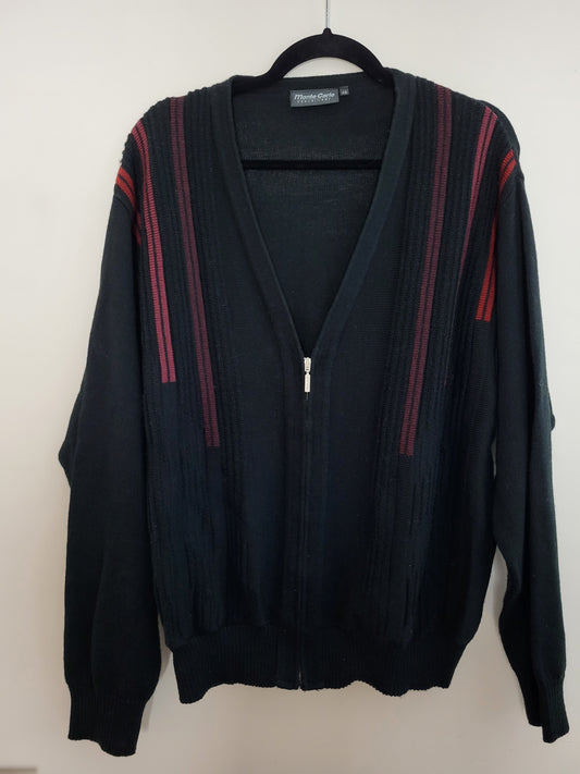 Vintage MONTE CARLO - Pullover/Strickjacke - Streifen - Vintage Italy - Bunt - Herren - M