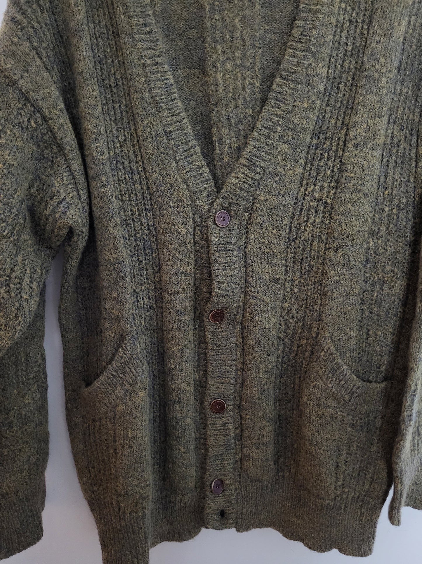 Vintage CUTTY SARK - Pullover/Cardigan - Klassisch - Vintage Italy - Oliv - Herren - L/XL