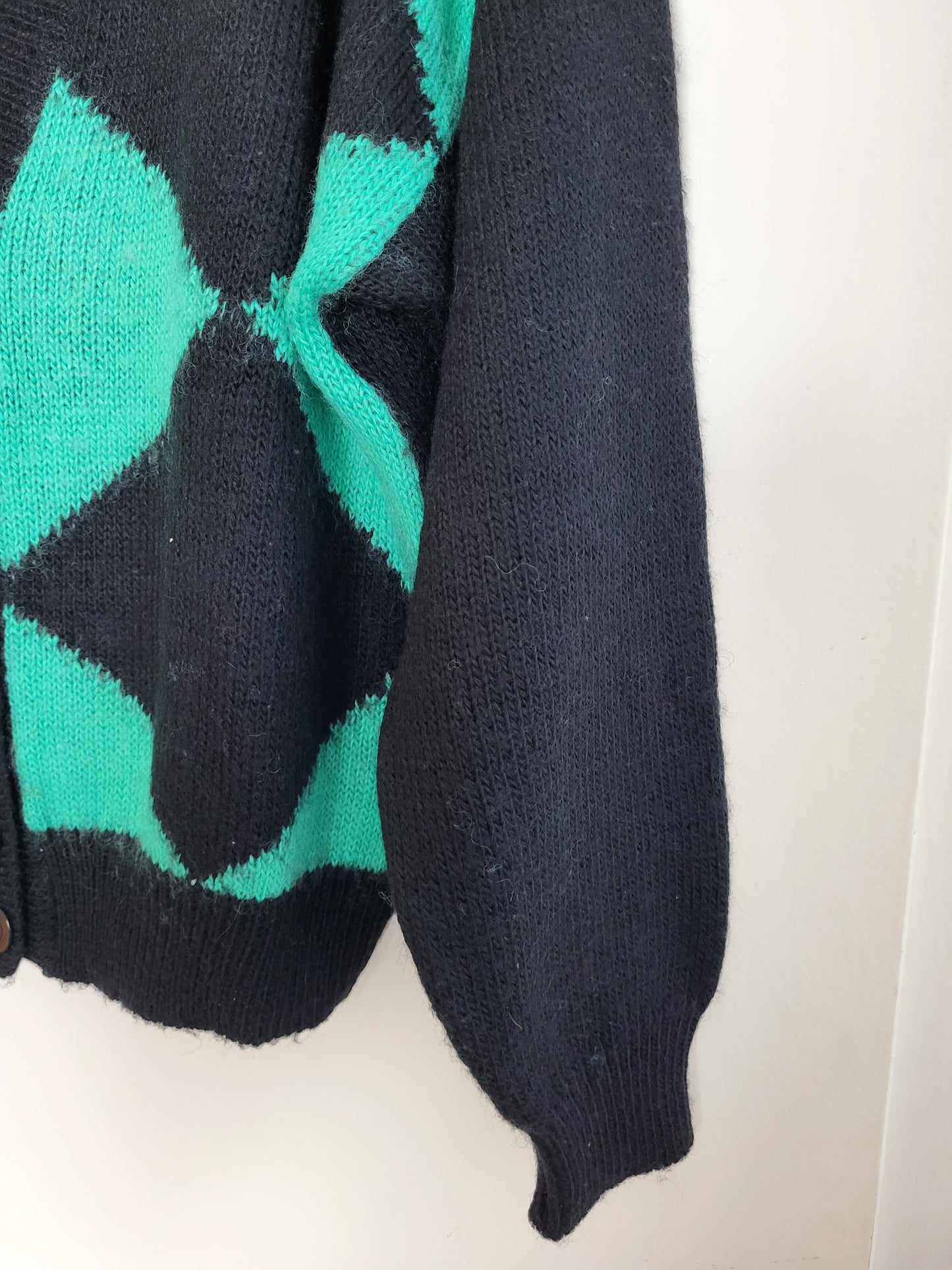 Vintage - Pullover/Cardigan - Muster - Vintage Wolle - Bunt - Damen - L/XL