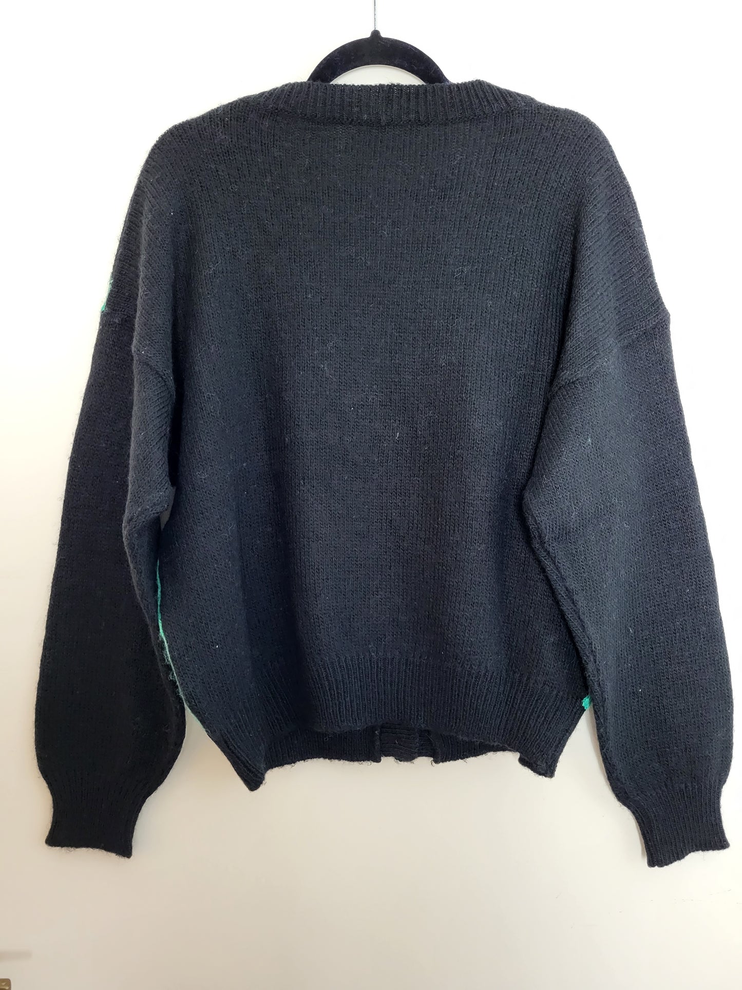 Vintage - Pullover/Cardigan - Muster - Vintage Wolle - Bunt - Damen - L/XL