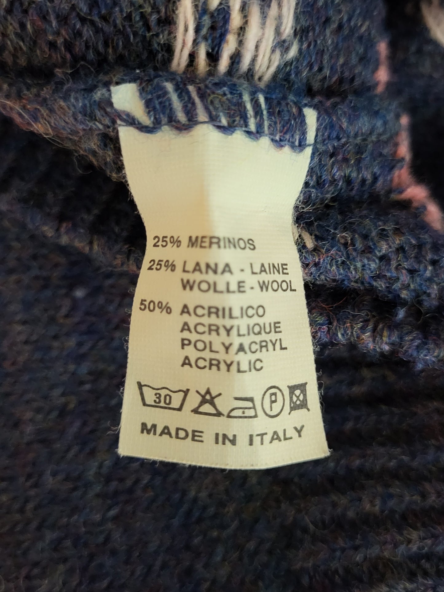 Vintage TEOREDA - Pullover - Muster - Vintage Wolle - Bunt - Damen - M/L