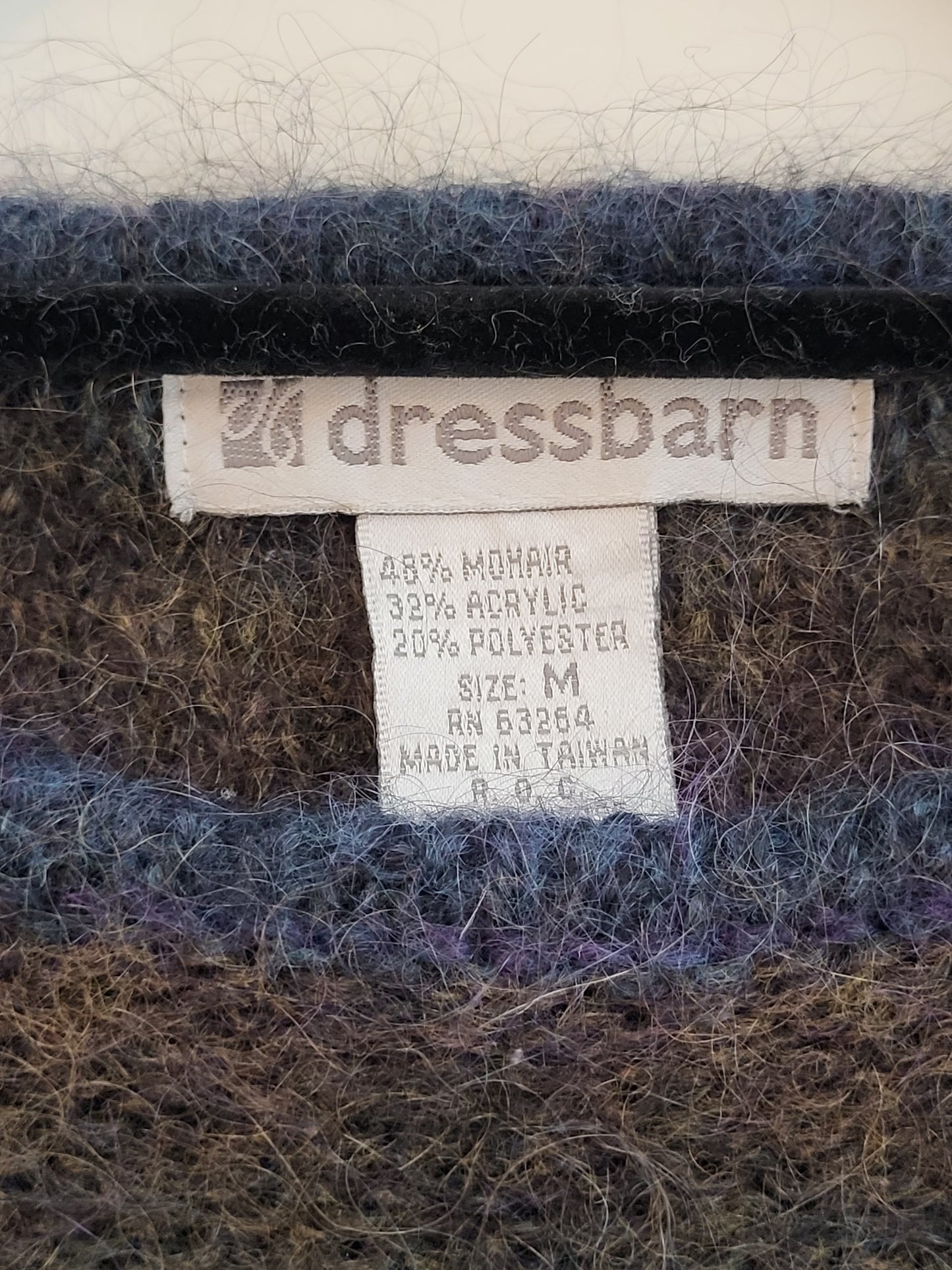 Vintage DRESSBARN  - Pullover - Streifen - Vintage Italy - Bunt - Damen - M