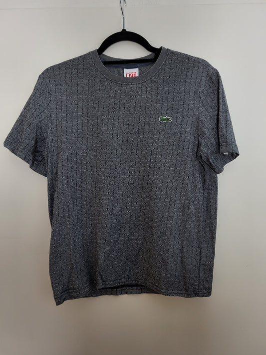LACOSTE - Shirt - Muster - Grau - Damen - XS (Neuwertig)