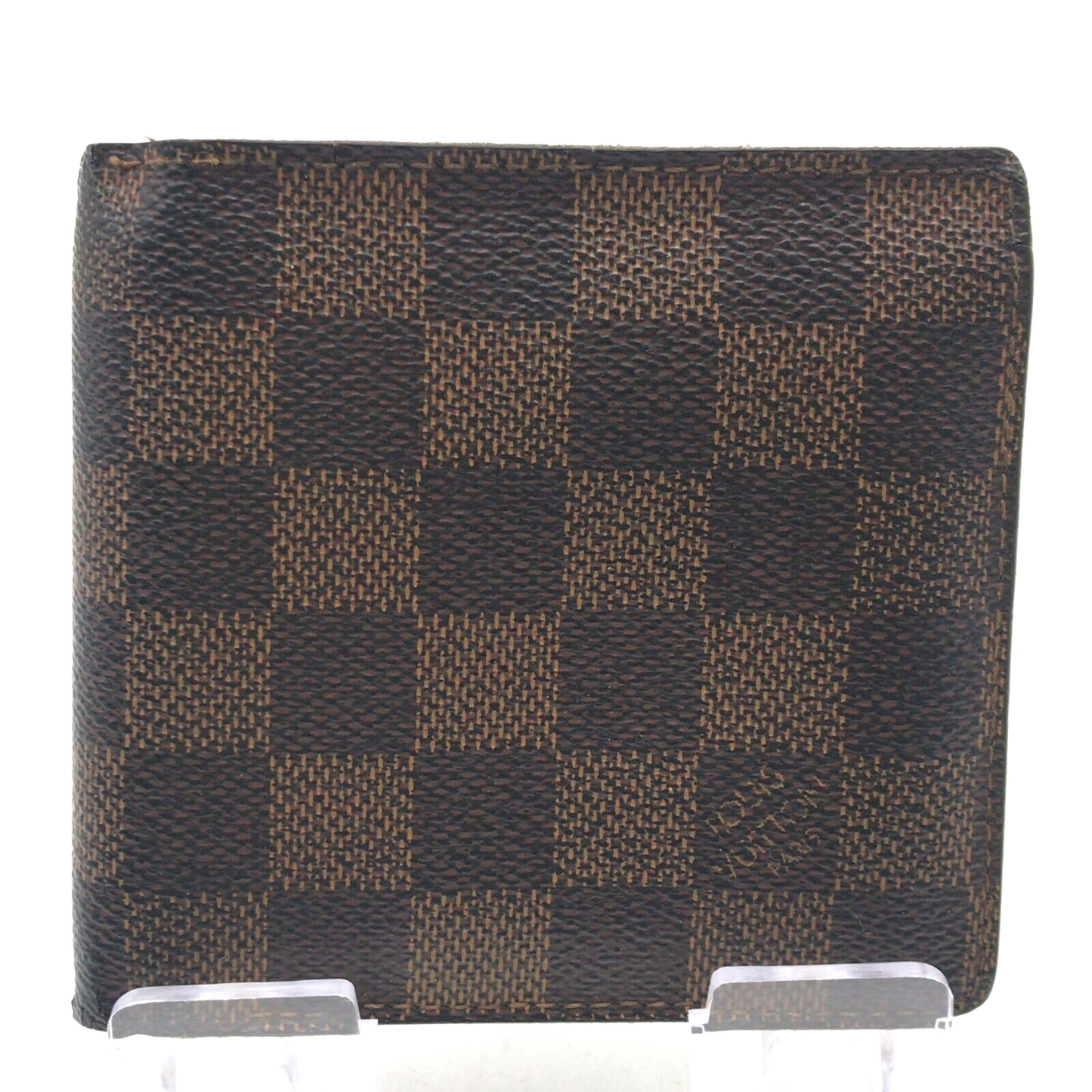 Original/Auth Louis Vuitton - Geldbörse / Wallet Damier Ebene Marco  - Monogramm