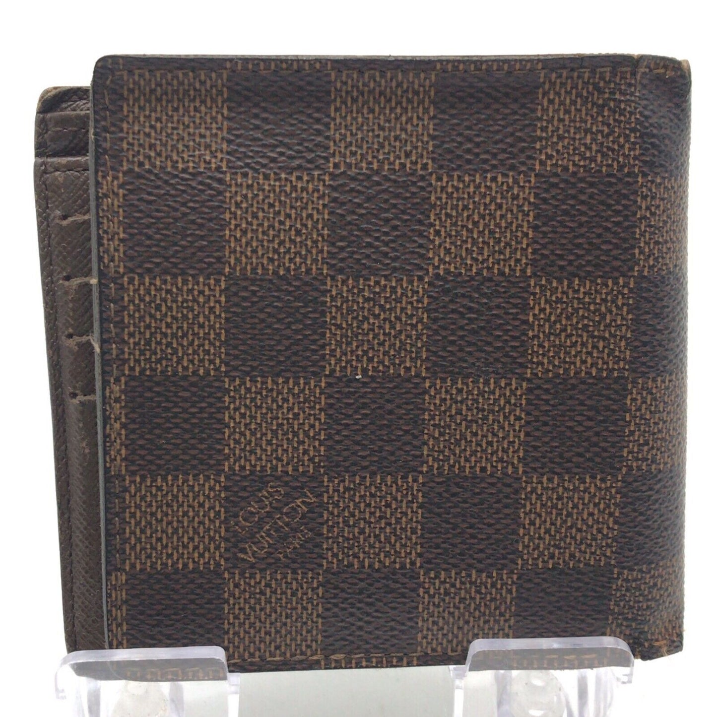 Original/Auth Louis Vuitton - Geldbörse / Wallet Damier Ebene Marco  - Monogramm