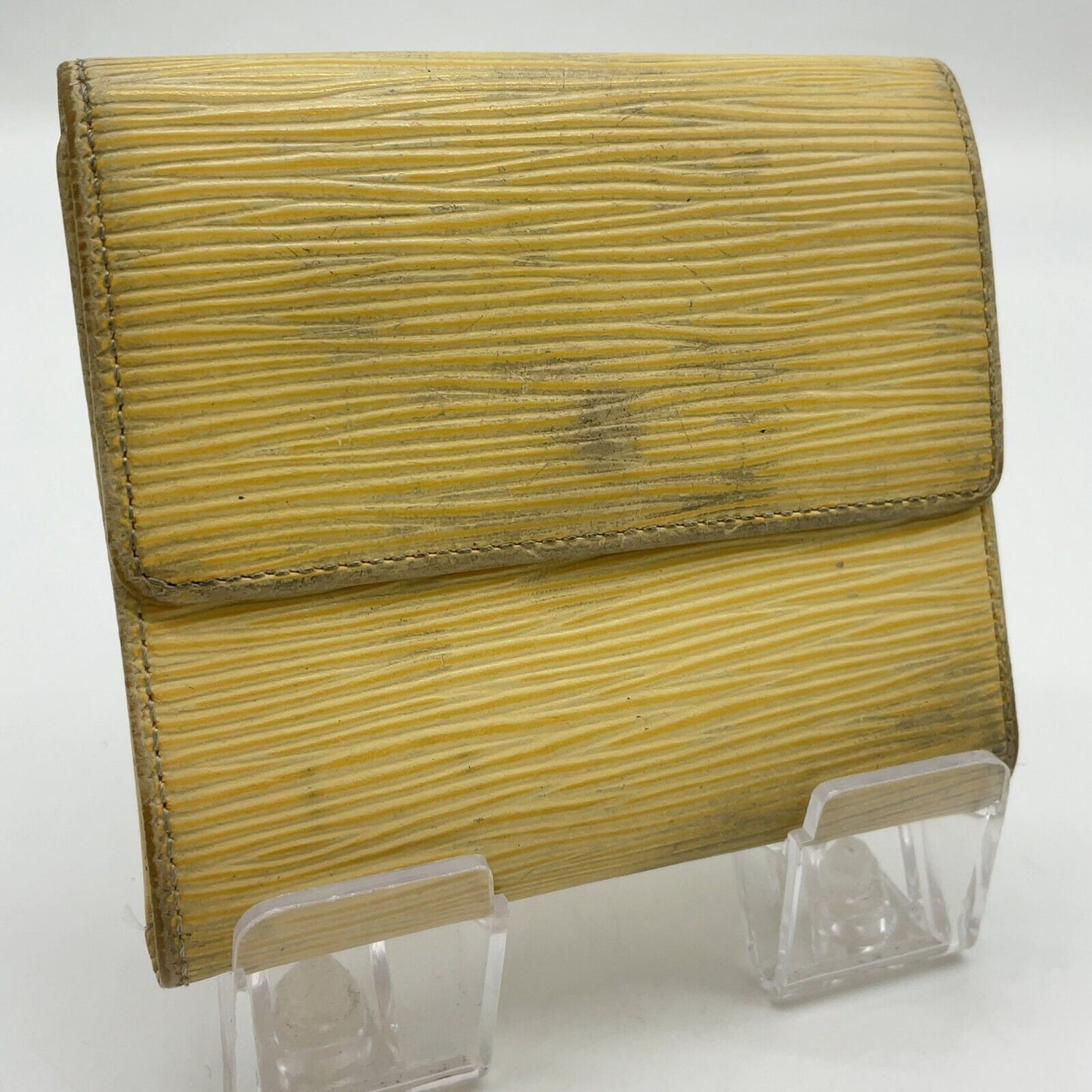 Original/Auth Louis Vuitton - Geldbörse / Elise - Klassisch - Epi Canvas Cream