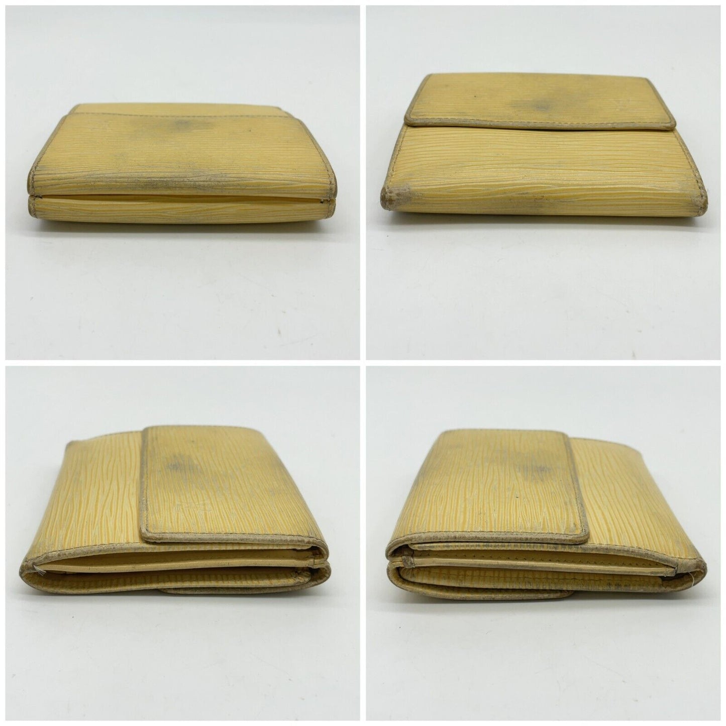 Original/Auth Louis Vuitton - Geldbörse / Elise - Klassisch - Epi Canvas Cream