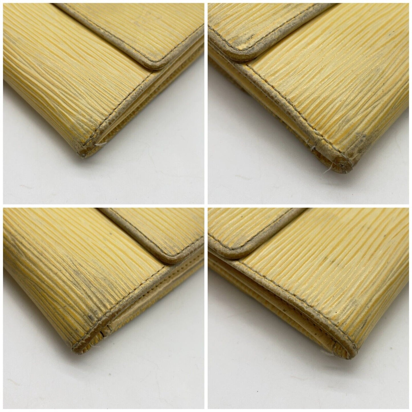 Original/Auth Louis Vuitton - Geldbörse / Elise - Klassisch - Epi Canvas Cream