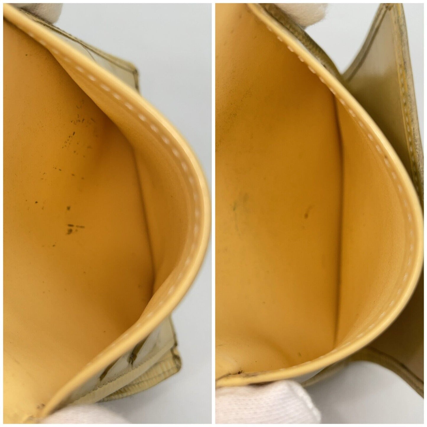 Original/Auth Louis Vuitton - Geldbörse / Elise - Klassisch - Epi Canvas Cream