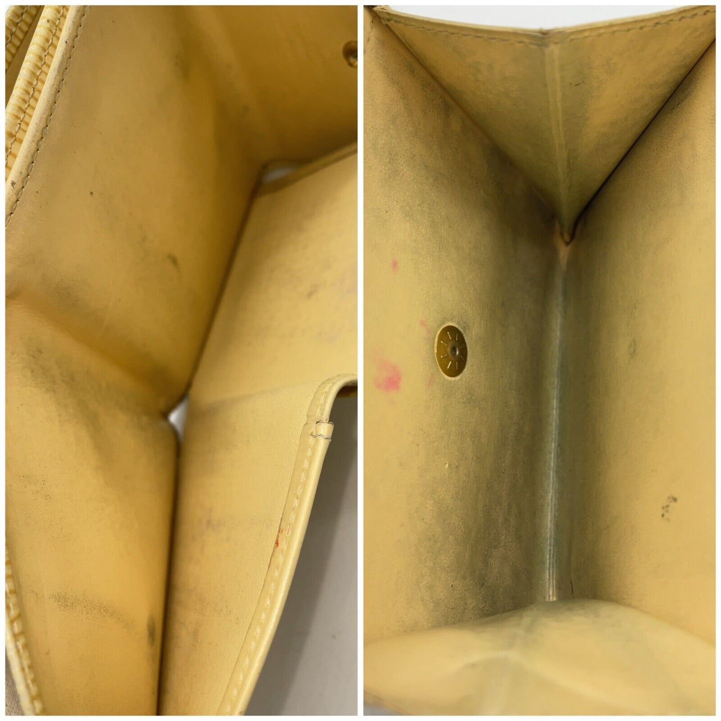 Original/Auth Louis Vuitton - Geldbörse / Elise - Klassisch - Epi Canvas Cream