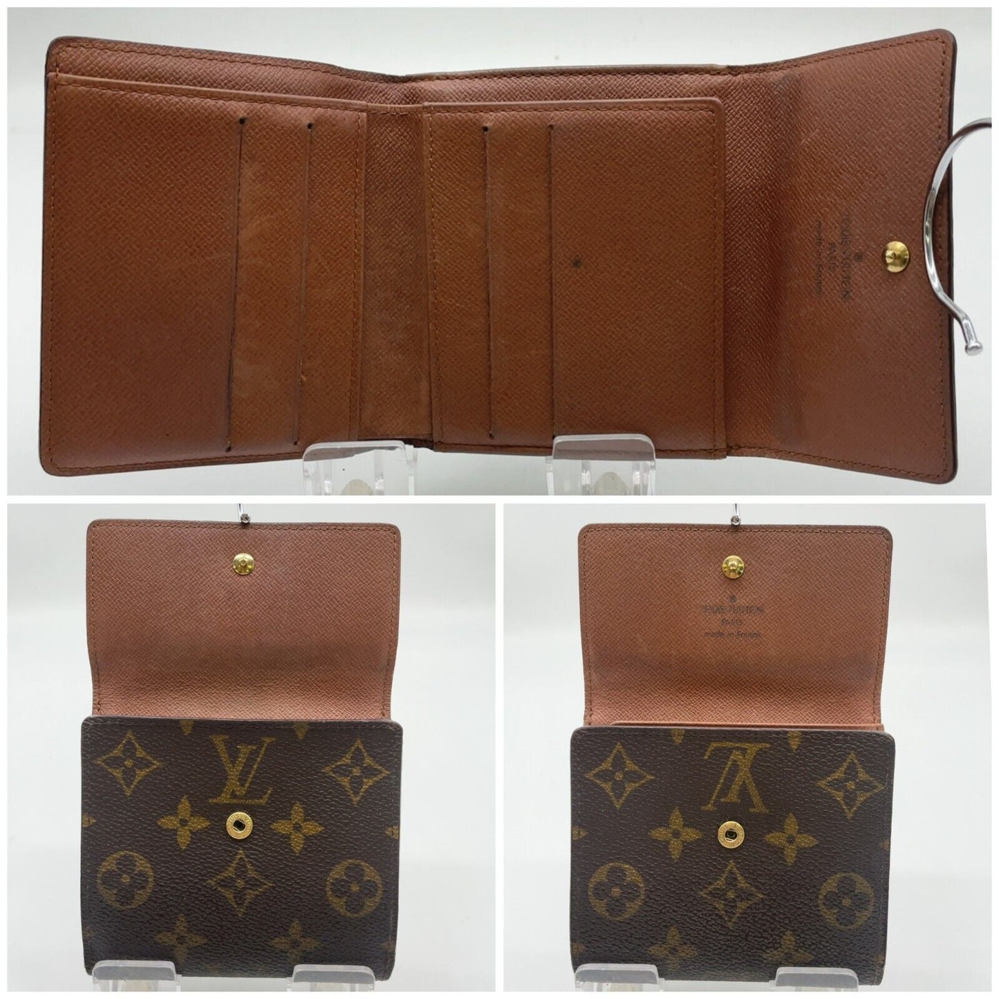 Original/Auth Louis Vuitton - Geldbörse Elise - Klassisch - Monogramm - M61654