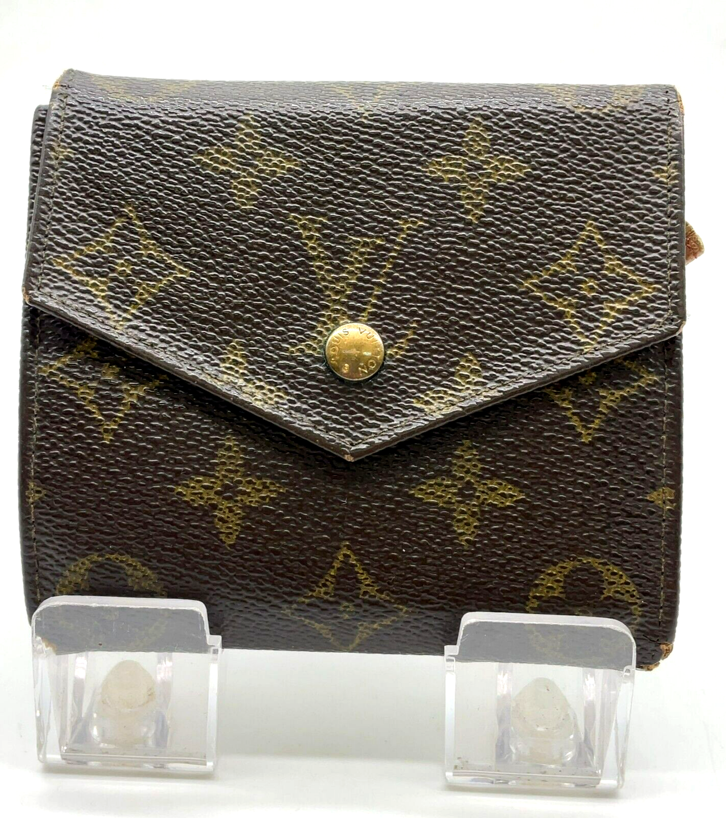 Original/Auth Louis Vuitton - Geldbörse Haken - Klassisch - Monogramm - M61660