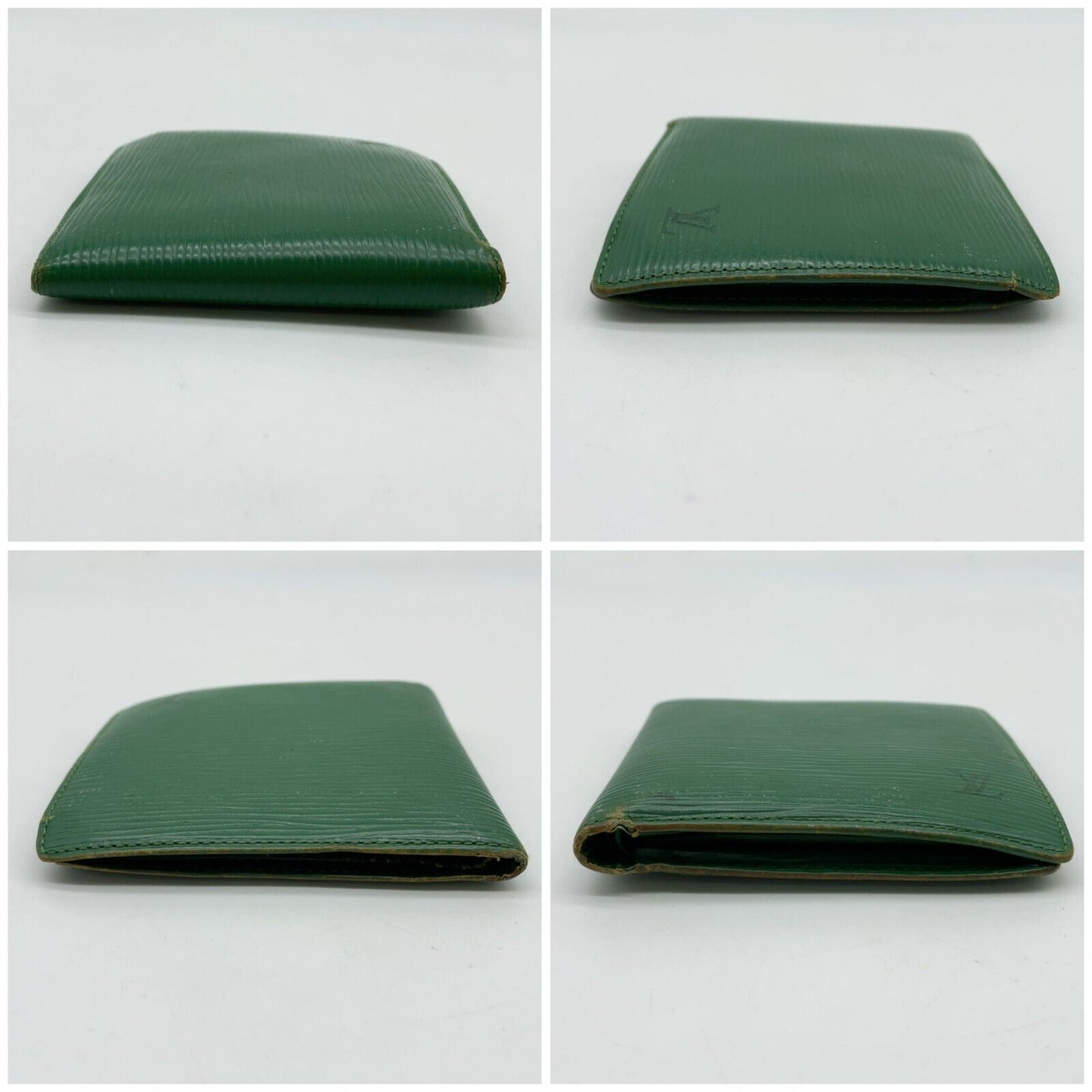 Original/Auth Louis Vuitton - Geldbörse / Wallet Marco Bifold - Epi Green - M63544