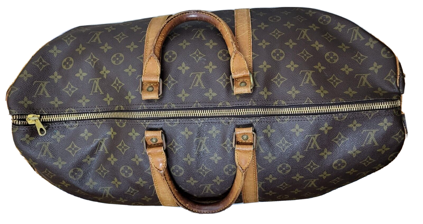 Original/Auth Louis Vuitton -  Monogramm Keepall 55 - Klassisch - Monogramm - M41424