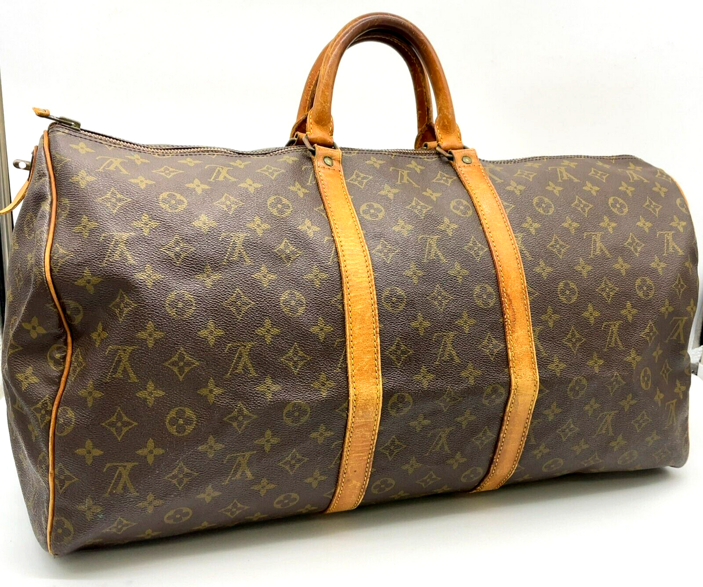 Original/Auth Louis Vuitton -  Monogramm Keepall 55 - Klassisch - Monogramm - M41424