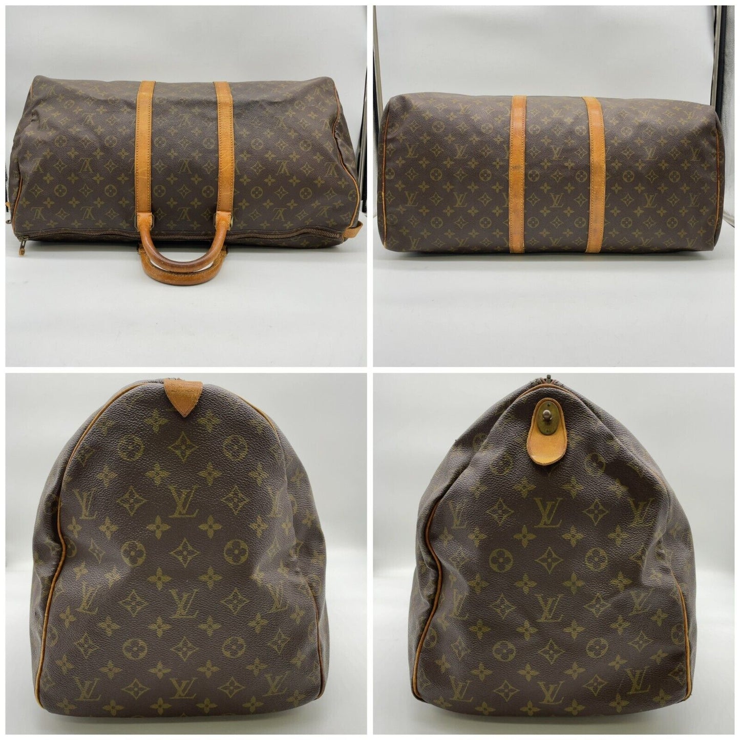 Original/Auth Louis Vuitton -  Monogramm Keepall 55 - Klassisch - Monogramm - M41424