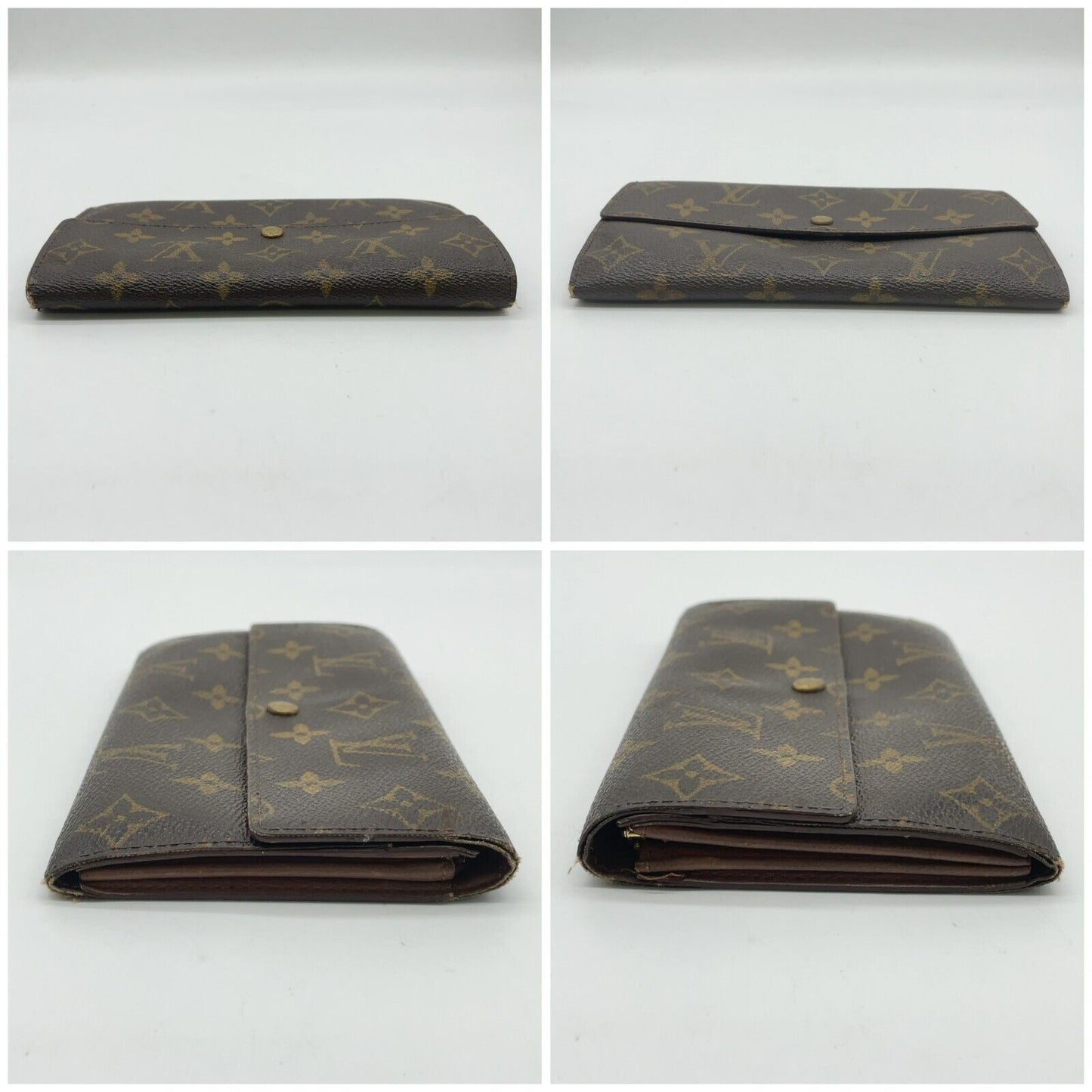 Original/Auth Louis Vuitton - Geldbörse / Pochette Wallet 2- Klassisch - Monogramm