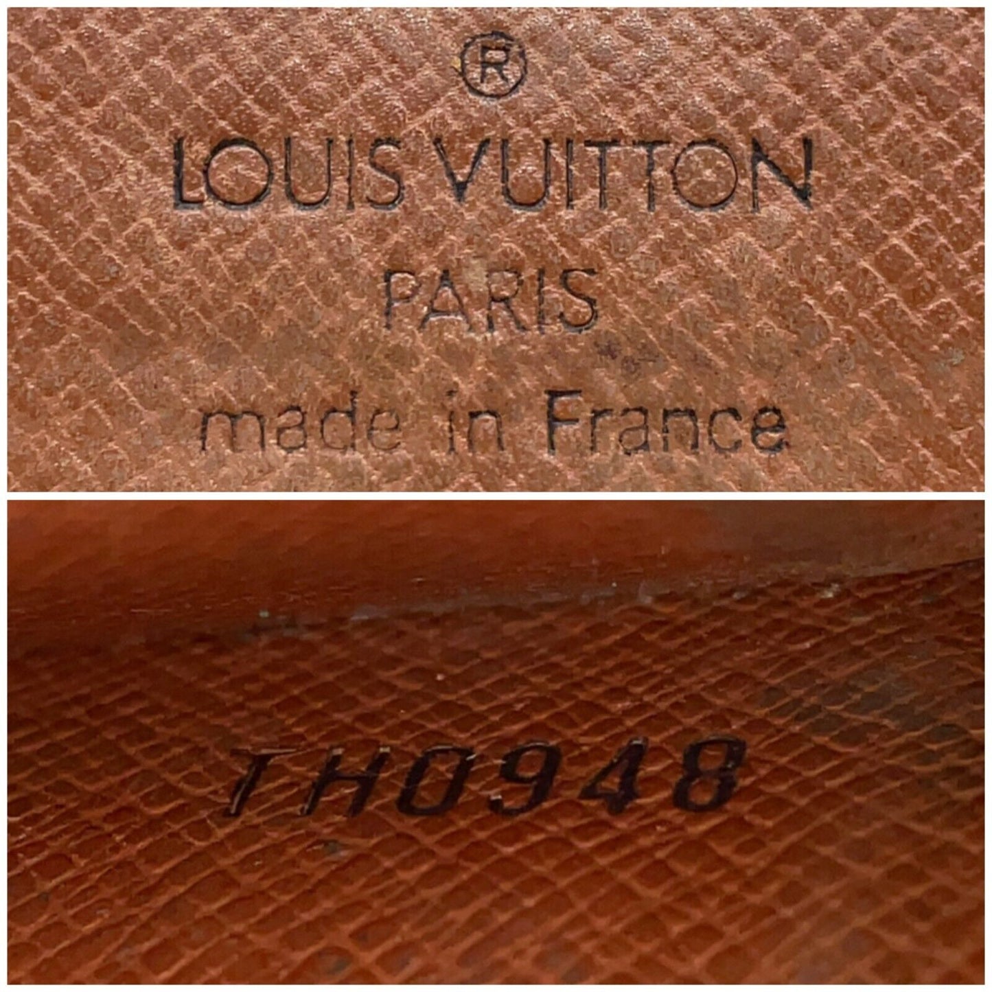 Original/Auth Louis Vuitton - Geldbörse / Pochette Wallet 2- Klassisch - Monogramm