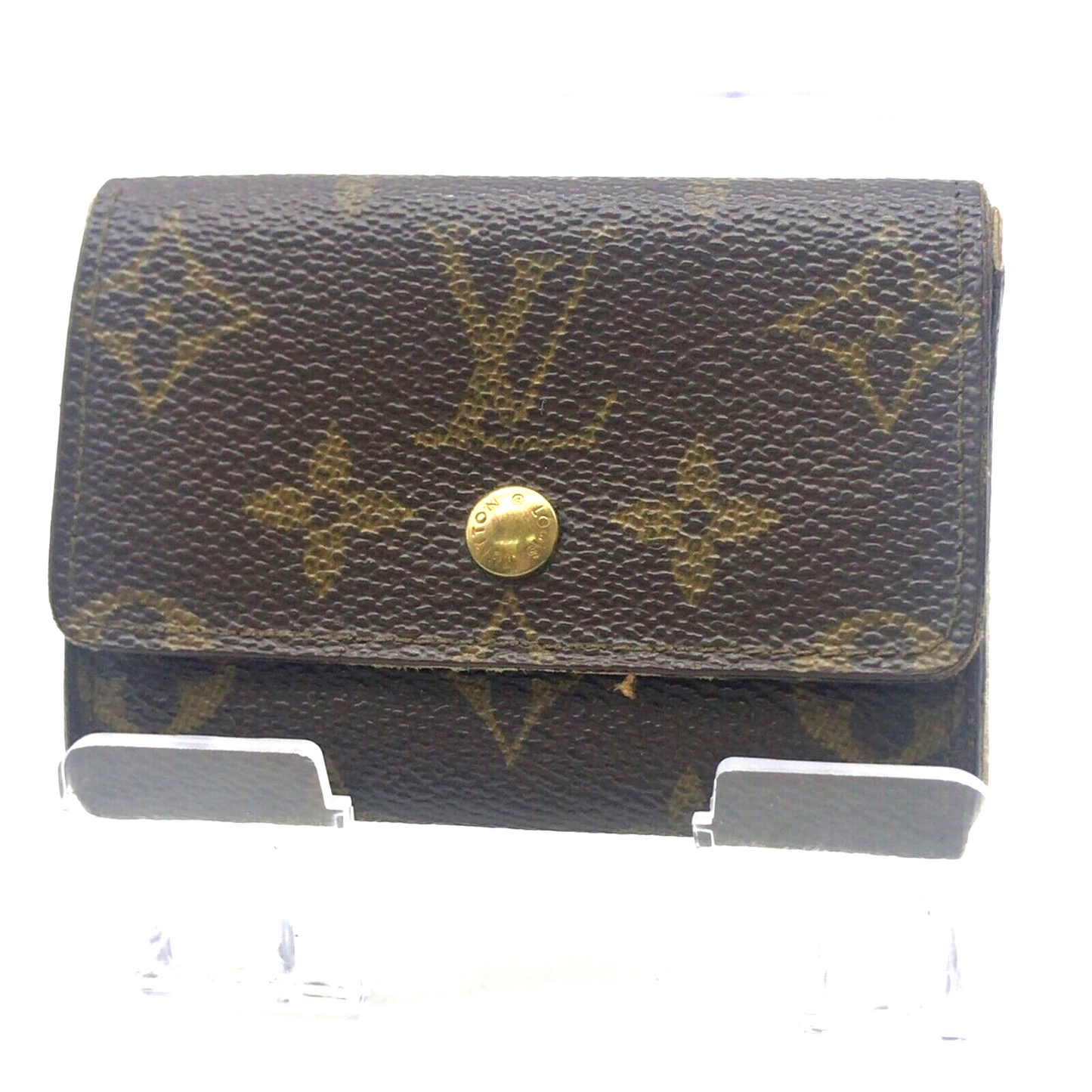 Original/Auth Louis Vuitton - Geldbörse Plat Coin Purse - Klassisch - Monogramm - M61930