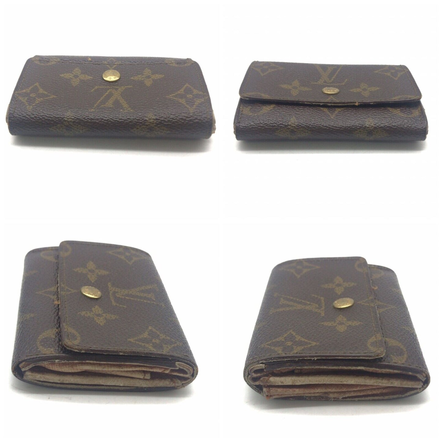 Original/Auth Louis Vuitton - Geldbörse Plat Coin Purse - Klassisch - Monogramm - M61930