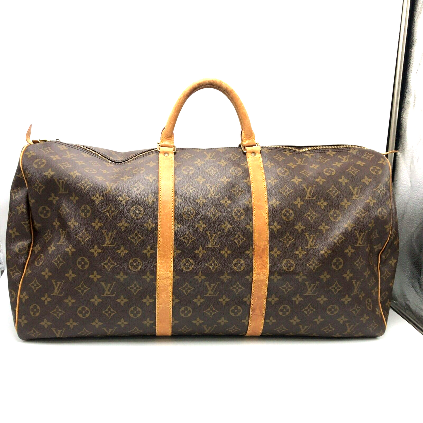 Original/Auth Louis Vuitton -  Monogramm Keepall 60 - Klassisch - Monogramm - M41422