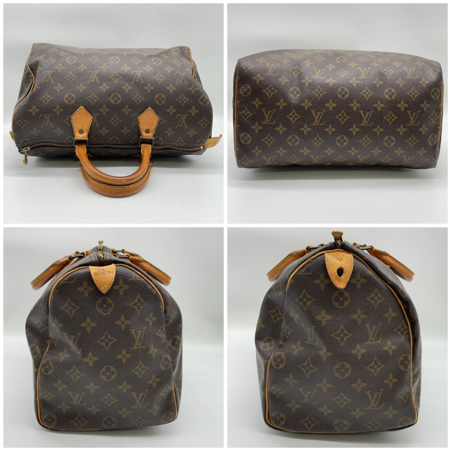 Original/Auth Louis Vuitton - Speedy 35 Handtasche - Klassisch - Monogramm - M41524