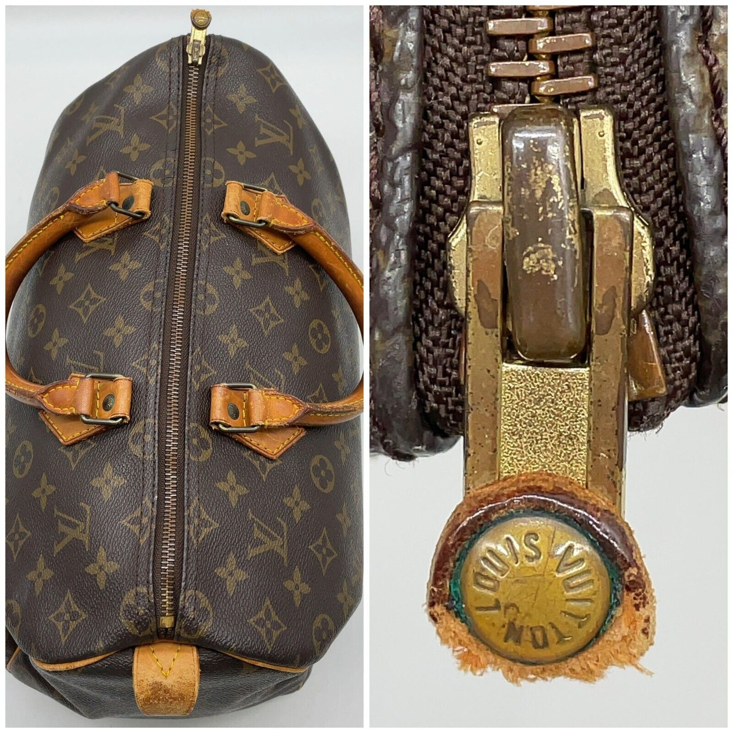 Original/Auth Louis Vuitton - Speedy 35 Handtasche - Klassisch - Monogramm - M41524